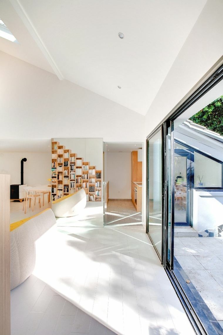 bibliothèque bois solution meuble gain de place studio appartement parisien