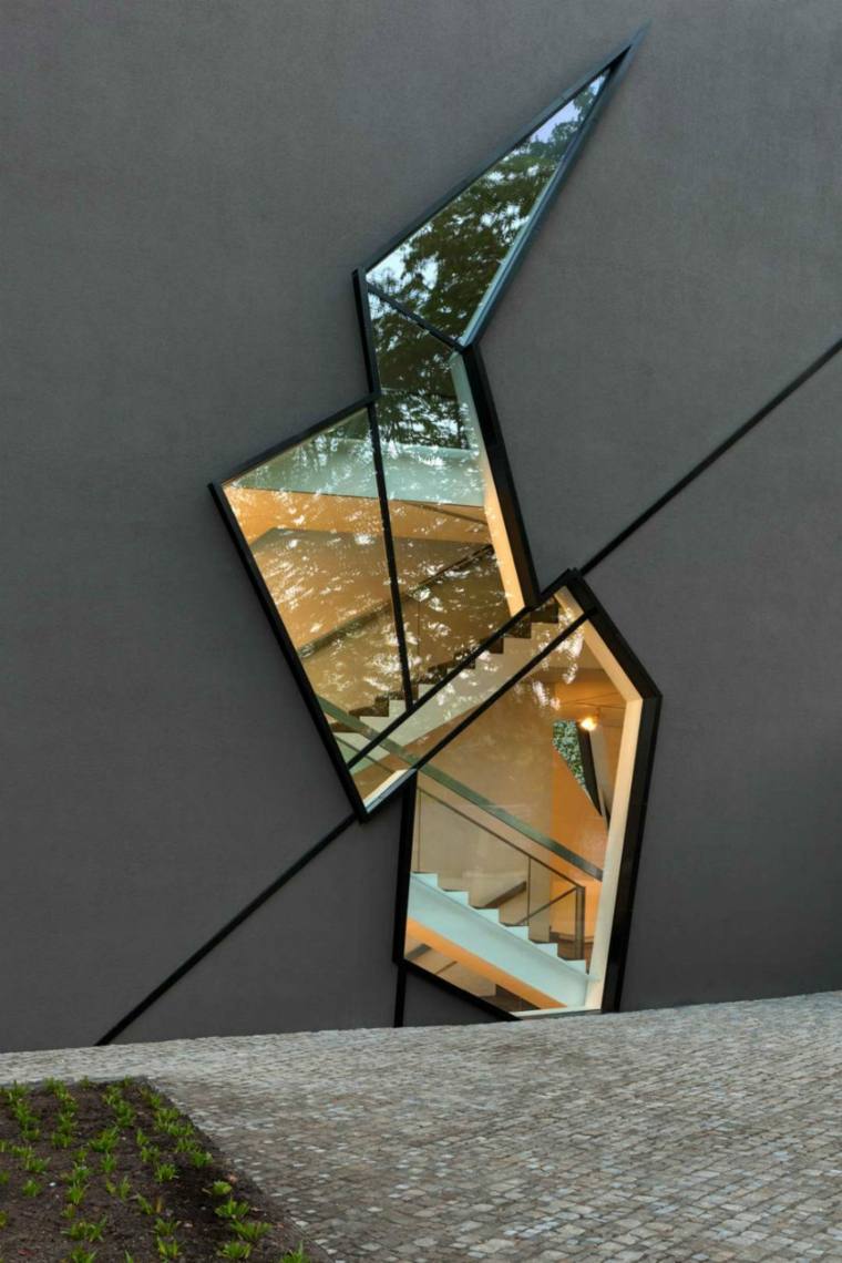 idee de fenetres modernes vitre verticale architecte maison