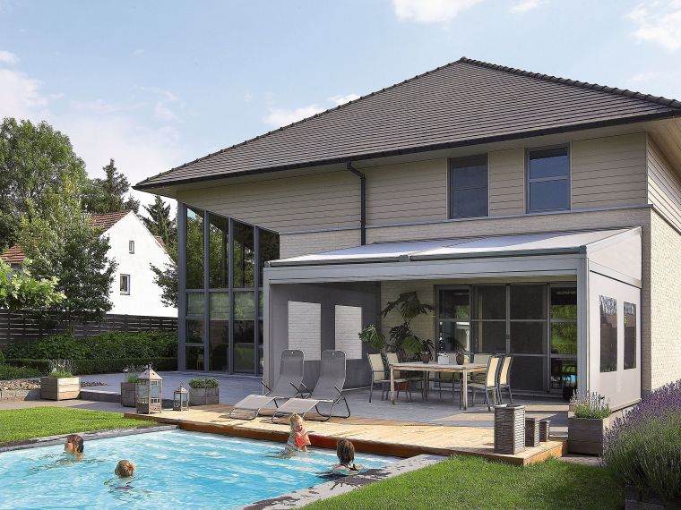 aménager une terrasse originale piscine modele pergola de jardin exterieur