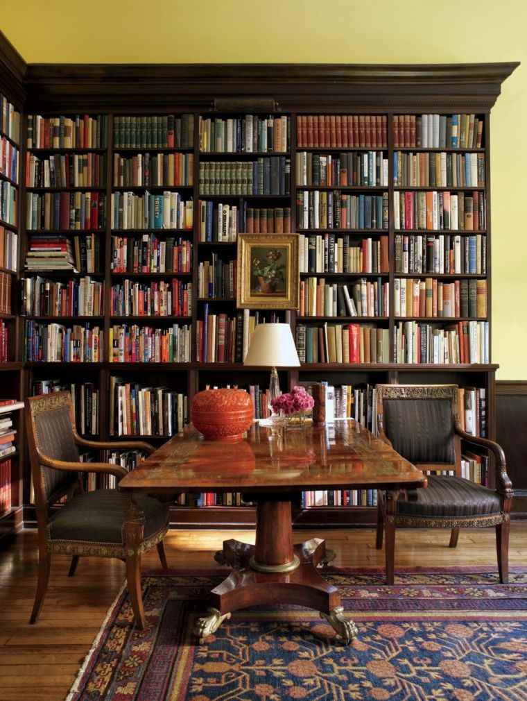 meuble bibliotheque ouverte decoration de mur bois etagere