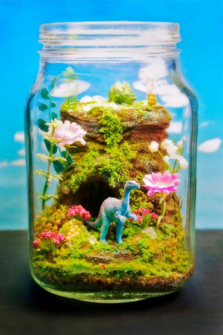 déco terrarium récipient idée diy mini jardin miniature 