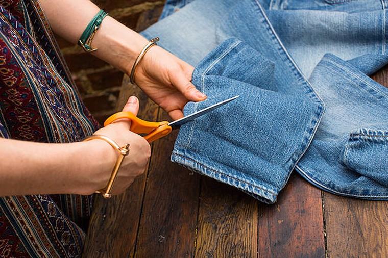 comment fabriquer un sac en jean denim diy idée jean sac faire soi-même