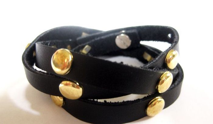 diy bracelet perles cuir activite manuelle modele a faire 