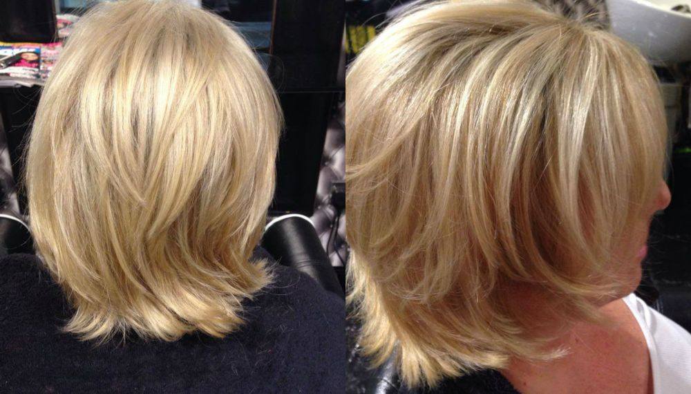femme coiffeur coiffure blonde courte the hair hostess