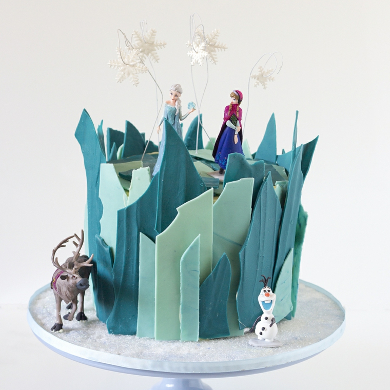 gâteau reine des neiges des glaces