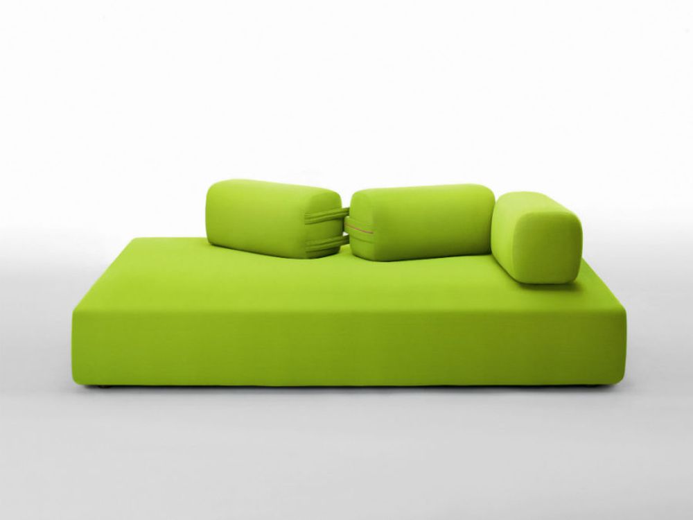 meuble vert design futuristique canape paola lenti