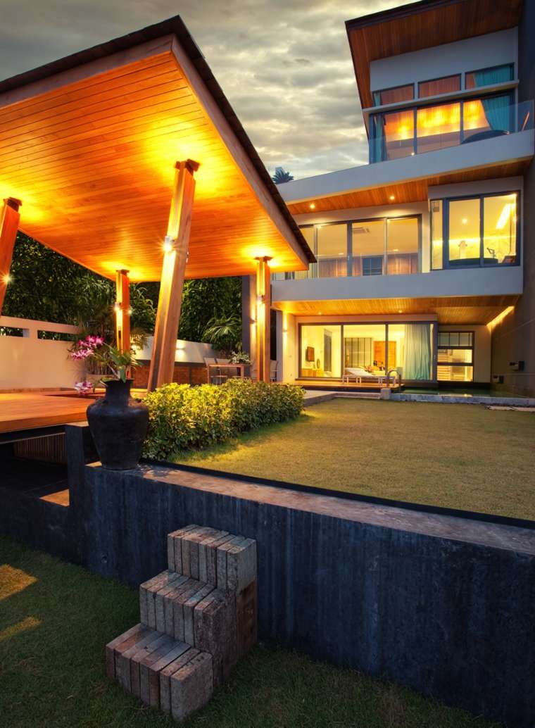 construire-une-pergola-bois-eclairage-exterieur-terrasse-idee-projecteur