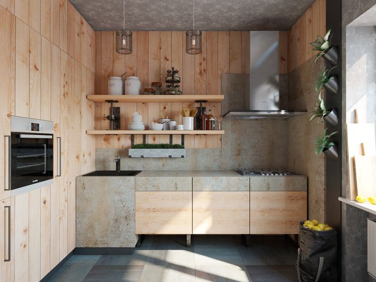 cuisine-bois-brut-massif-design-nordique-facade-claire-pierre