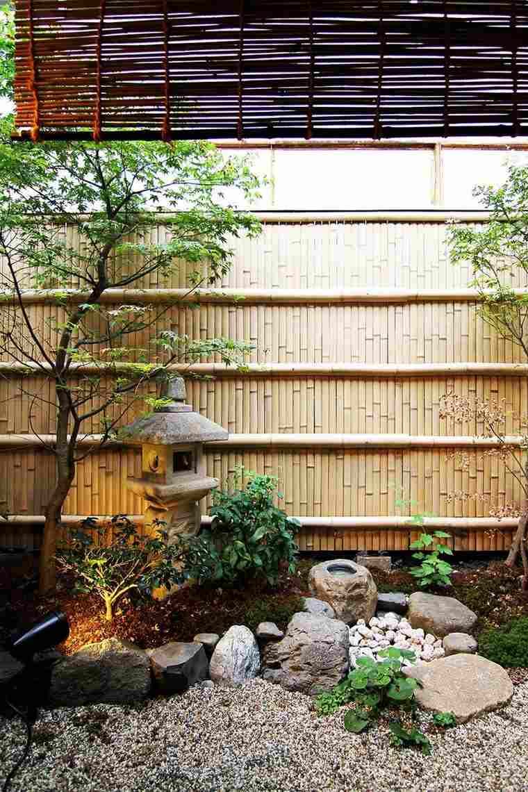 panneau jardin bambou idée déco