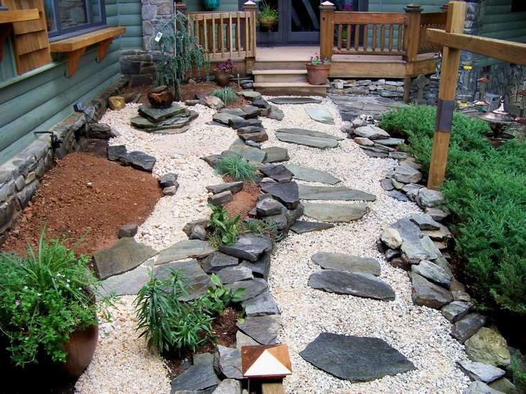 jardin japonais pierres