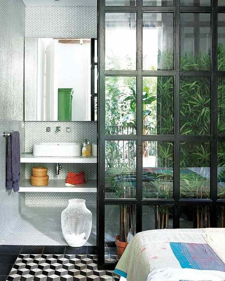 déco salle de bain végétale idée intérieur tendance miroir décorer espace