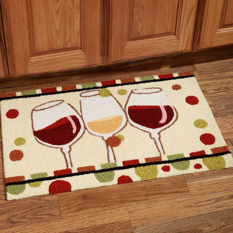 tapis de cuisine moderne verre vin resized