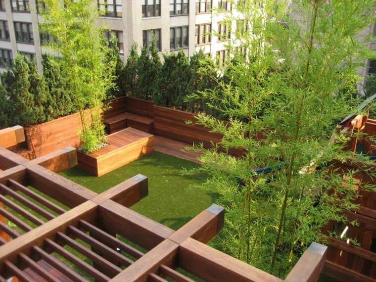 toit-terrasse-ville-jardin-verdure-plantes-bois