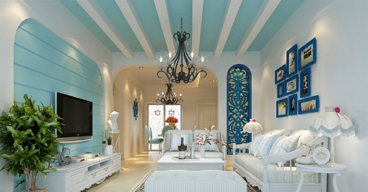 deco chambre bord de mer style-marocain