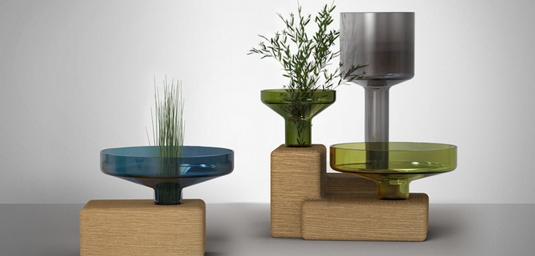 idée déco vase transparent design