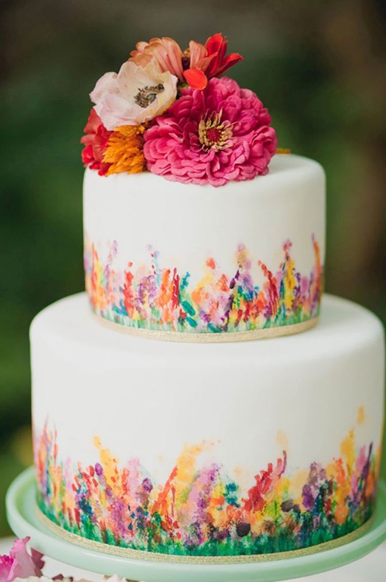 gateau-mariage-printemps-fleurs-niveaux