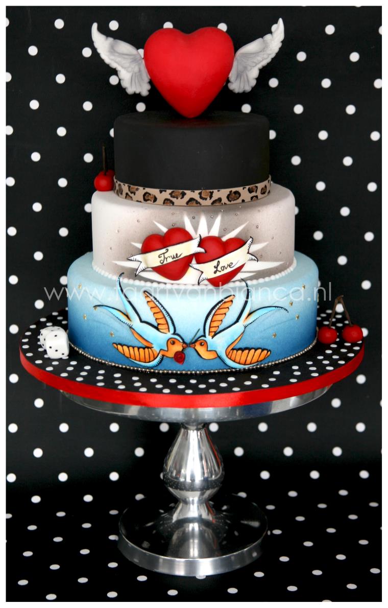 mariage-rockabilly-gateau-piece-montee-rock-de
