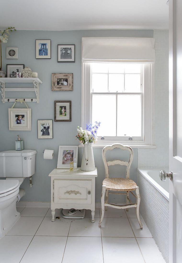 décoration maison salle-de-bain-style-shabby-chic-mobilier