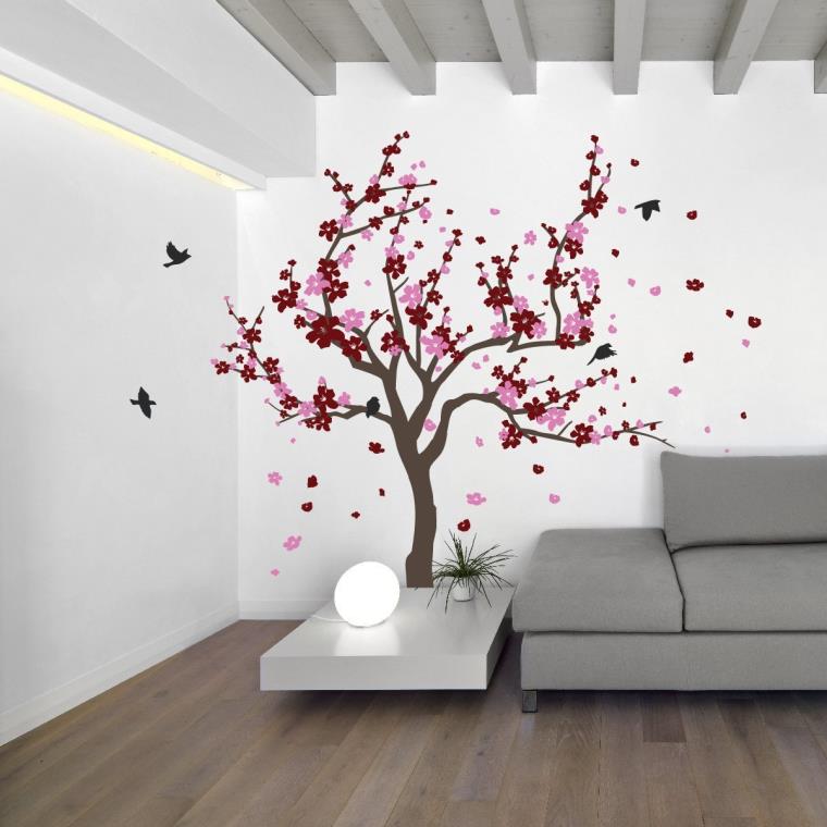 sakura-arbre-cerisier-mur