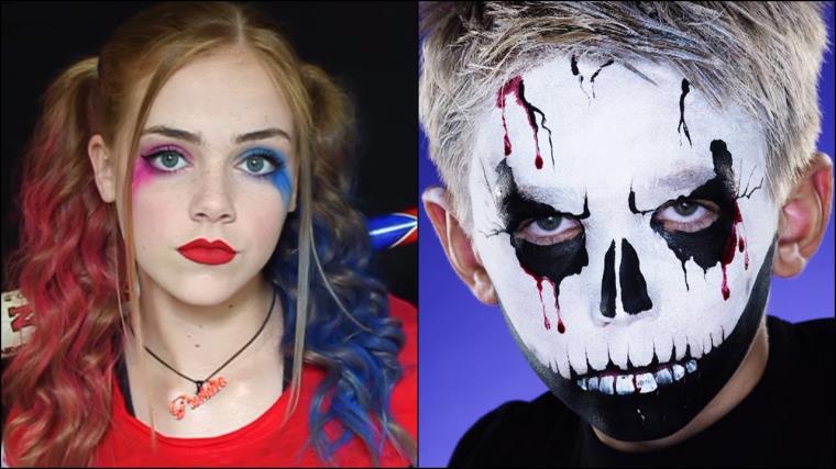 Maquillage Halloween enfant fille-garcon-idee-deguisement