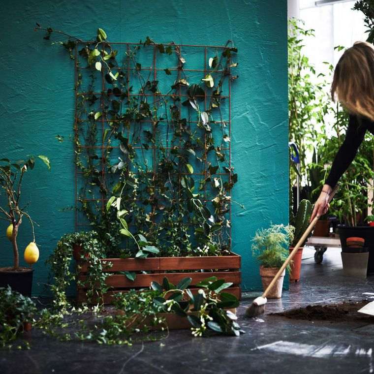 jardinière avec treillis ikea-inspiration-diy-deco