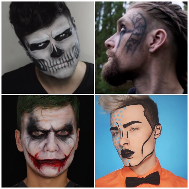 maquillage-halloween-homme-idees-tutoriel-video-makeup-original