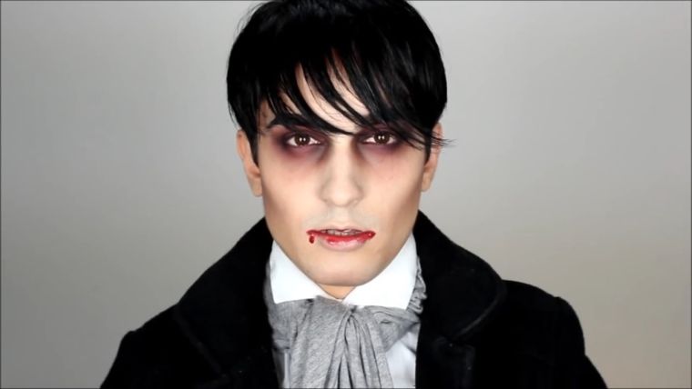 maquillage-homme-halloween-vampire-deguisement-video