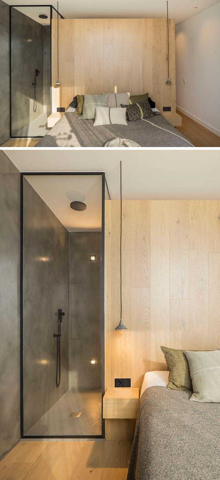 chambre-coucher-miroir-moderne