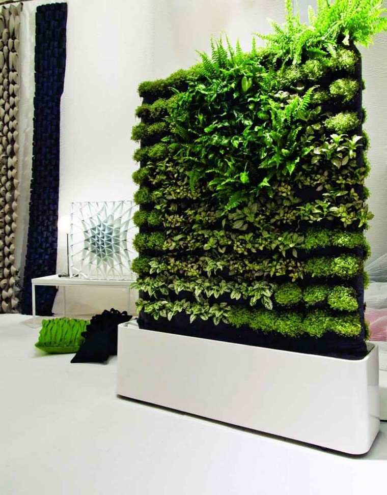 fabriquer un mur végétal intérieur idée