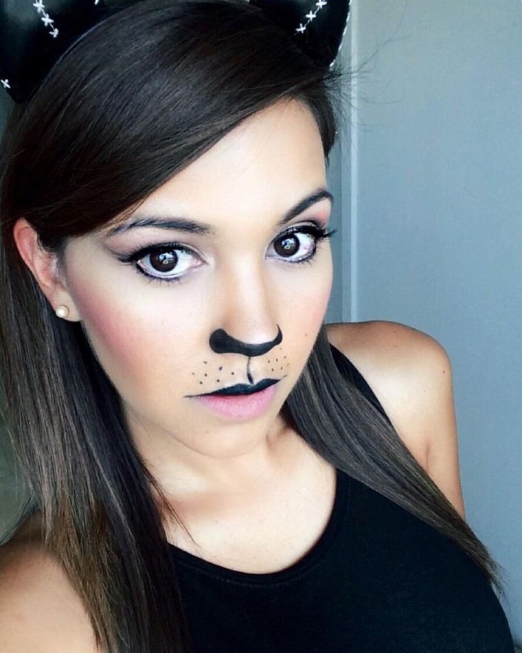 maquillage-chat-fille-halloween-maquillage-facile