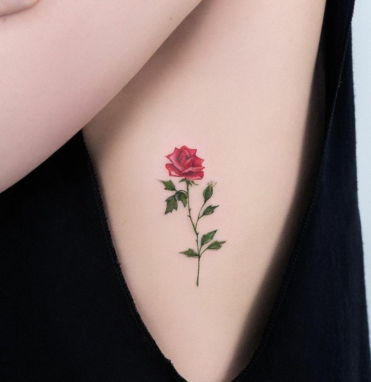 tatouage-design-couleur-rose-tattoo