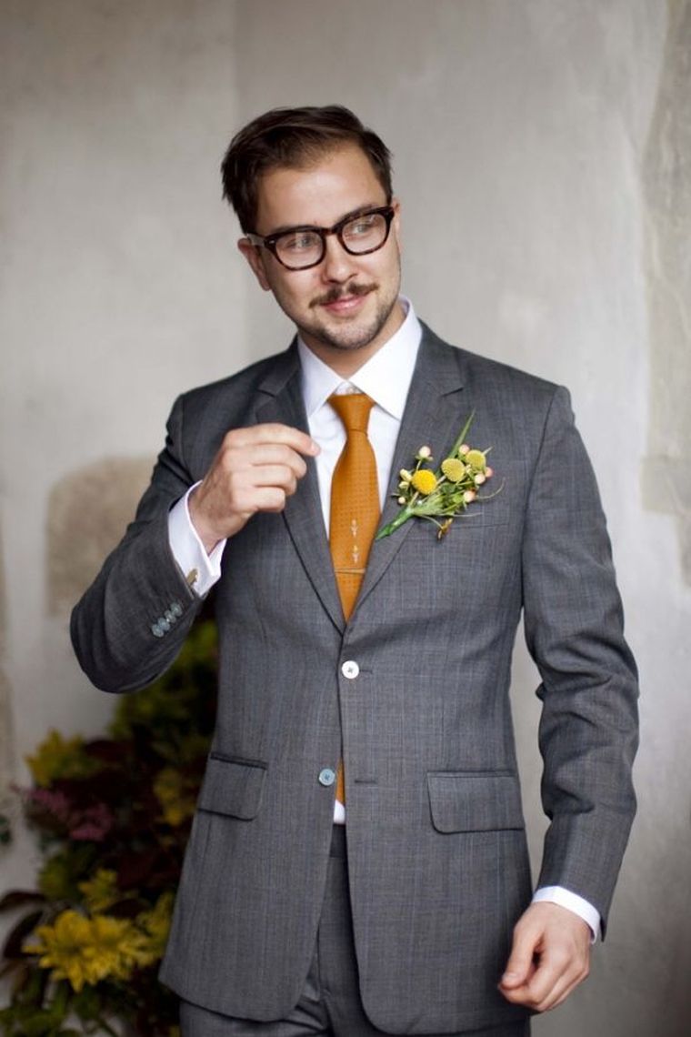 tenue homme mariage gris-costume-officiel