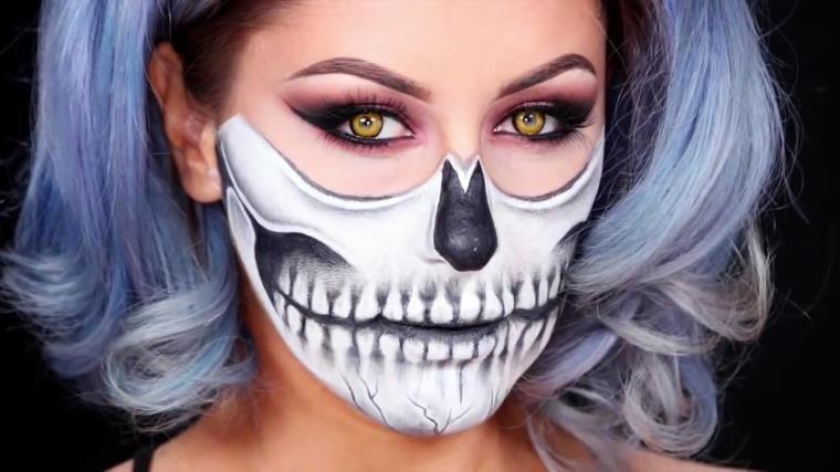 visage-couleurs-noir-blanc