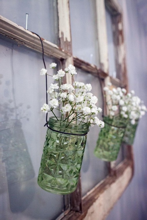 composition-cadre-bois-pot-fleurs-deco-mur