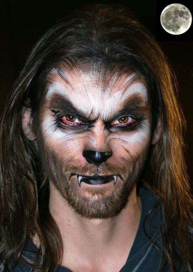 maquillage-halloween-facile-homme-loup-garou