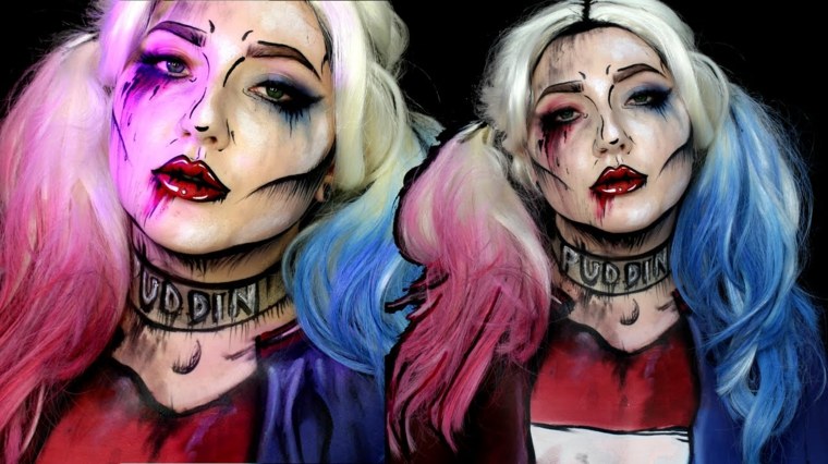 maquillage pour halloween Pop-Art-Suicide-Squad-Harley-Quinn