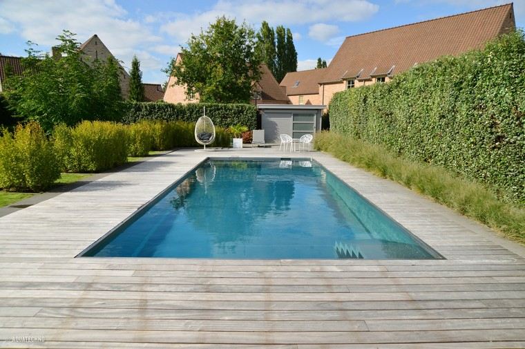terrasses modernes extérieur design piscine terrasse revêtement sol