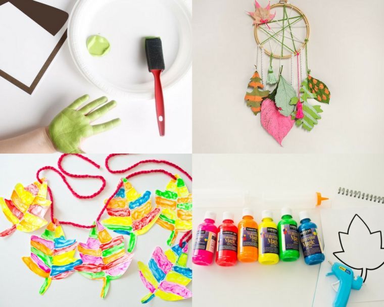 activité manuelle sur l'automne enfant-tutoriel-feuille-automnale-idees