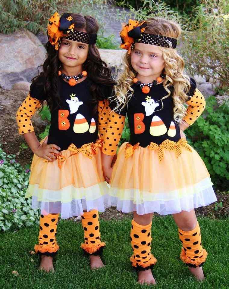 costume halloween enfant fille-jumelles