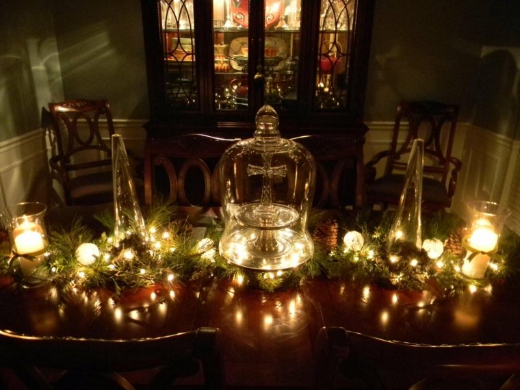 décorations noël table-lumineuses