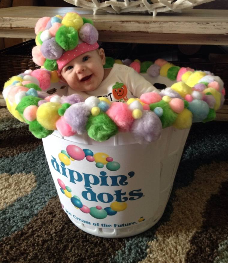 diy baby halloween costumes dippin-dots-creme-glacee