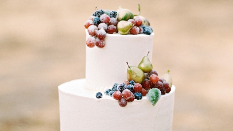 gâteau de mariage automne-fruits-saison
