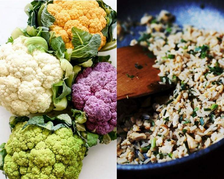 recette vegan chou-fleur riz recette diner vegan idée