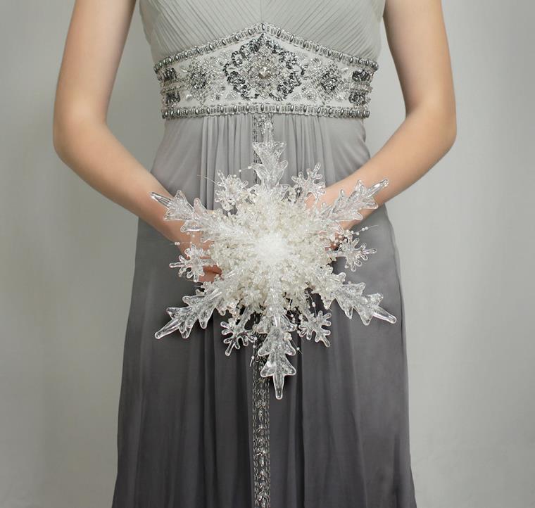 Idée mariage hiver robe-bouquet-idee-mariee
