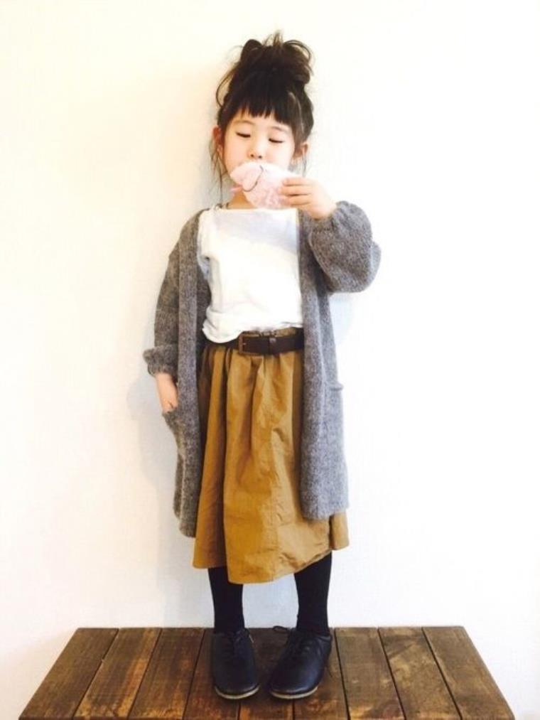 tenue-enfant-jupe-gilet