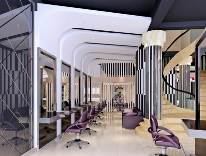 violet argent-noir-blanc-meilleur-interieur-salon-coiffure