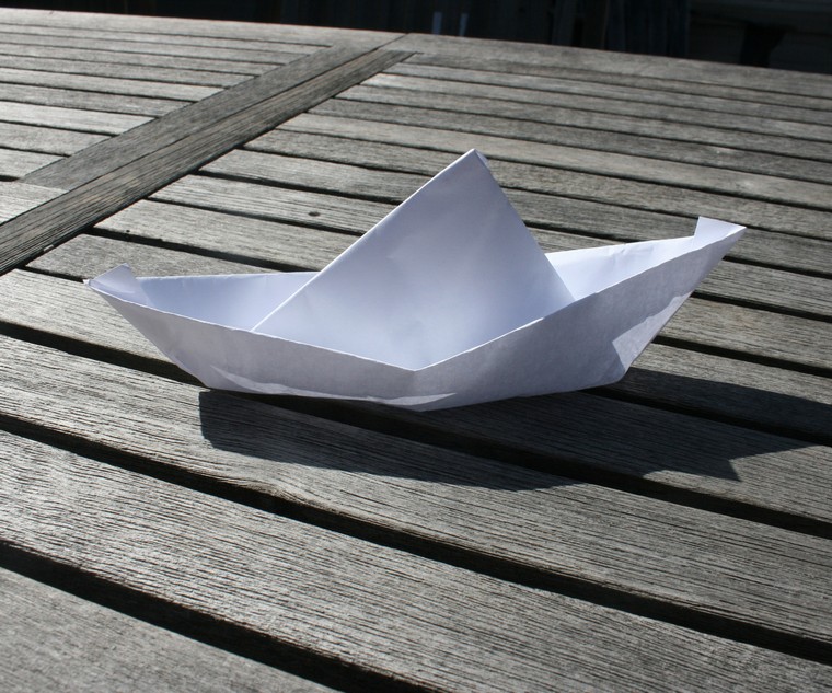 comment faire un bateau en papier origami facile débutant