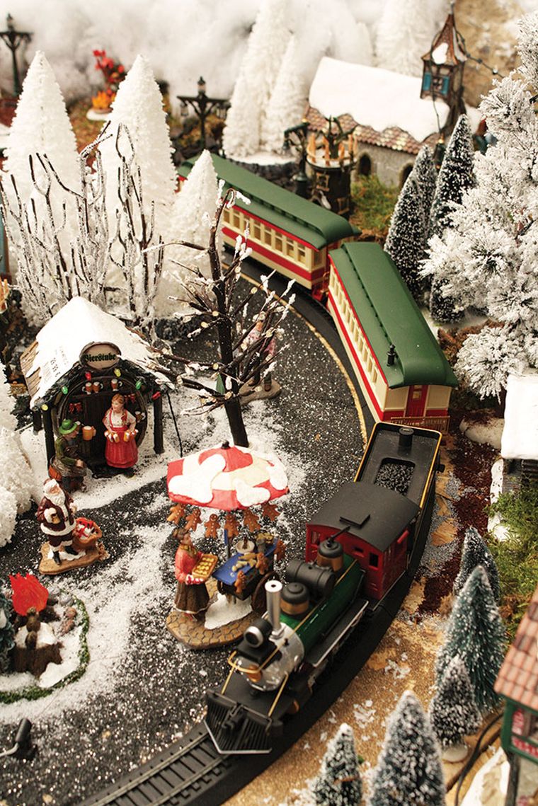 idées déco noël original village-miniature-activites-manuelles