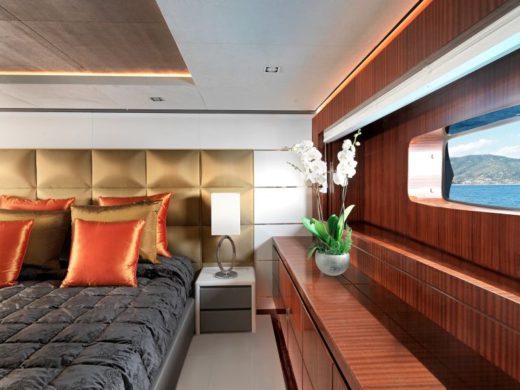 intérieur yacht de luxe chambre-photo