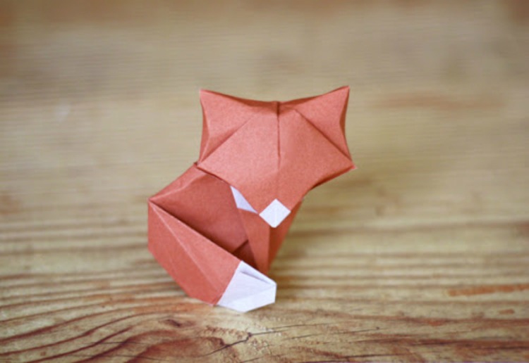 origami-petit-renard-origami-debutant-facile